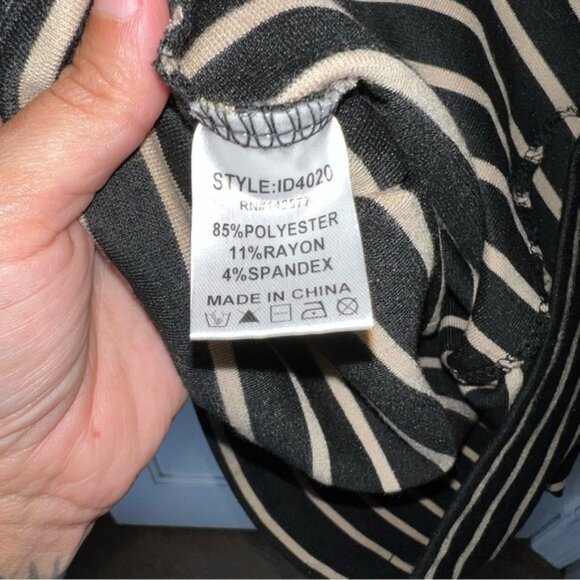 Iris bodycon striped tank dress size medium - Picture 9 of 14